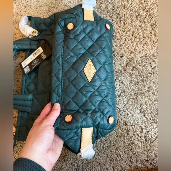 NWT MZ Wallace Small Sutton Deluxe - Emerald - Picture 4 of 6